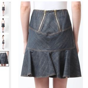 Alaia Denim A-Line Skirt/ excellent condition